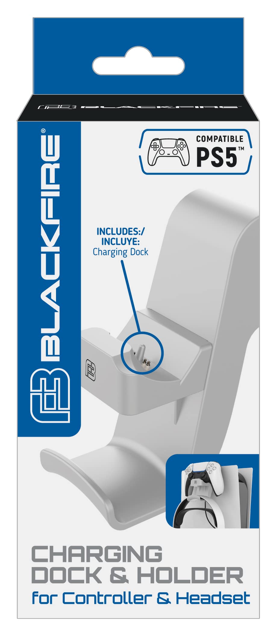 Station de chargement et support BLACKFIRE POUR PS5 Station de chargement et support BLACKFIRE POUR PS5